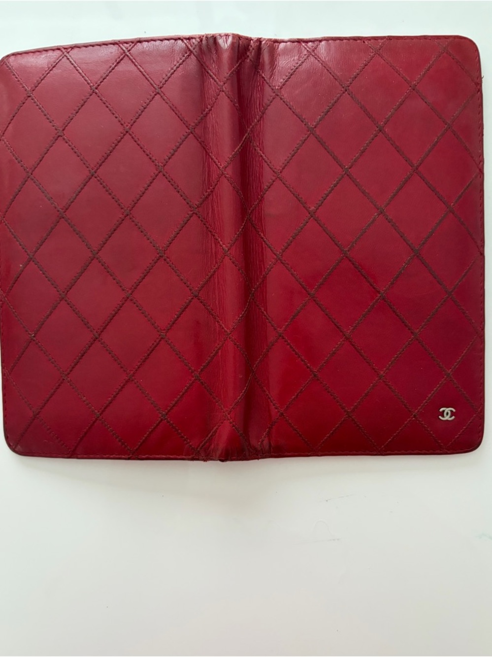 🖤 LOW START CHANEL Red Quilted Wallet | Classic Lambskin | Authentic 🖤 - Picture 3 of 10